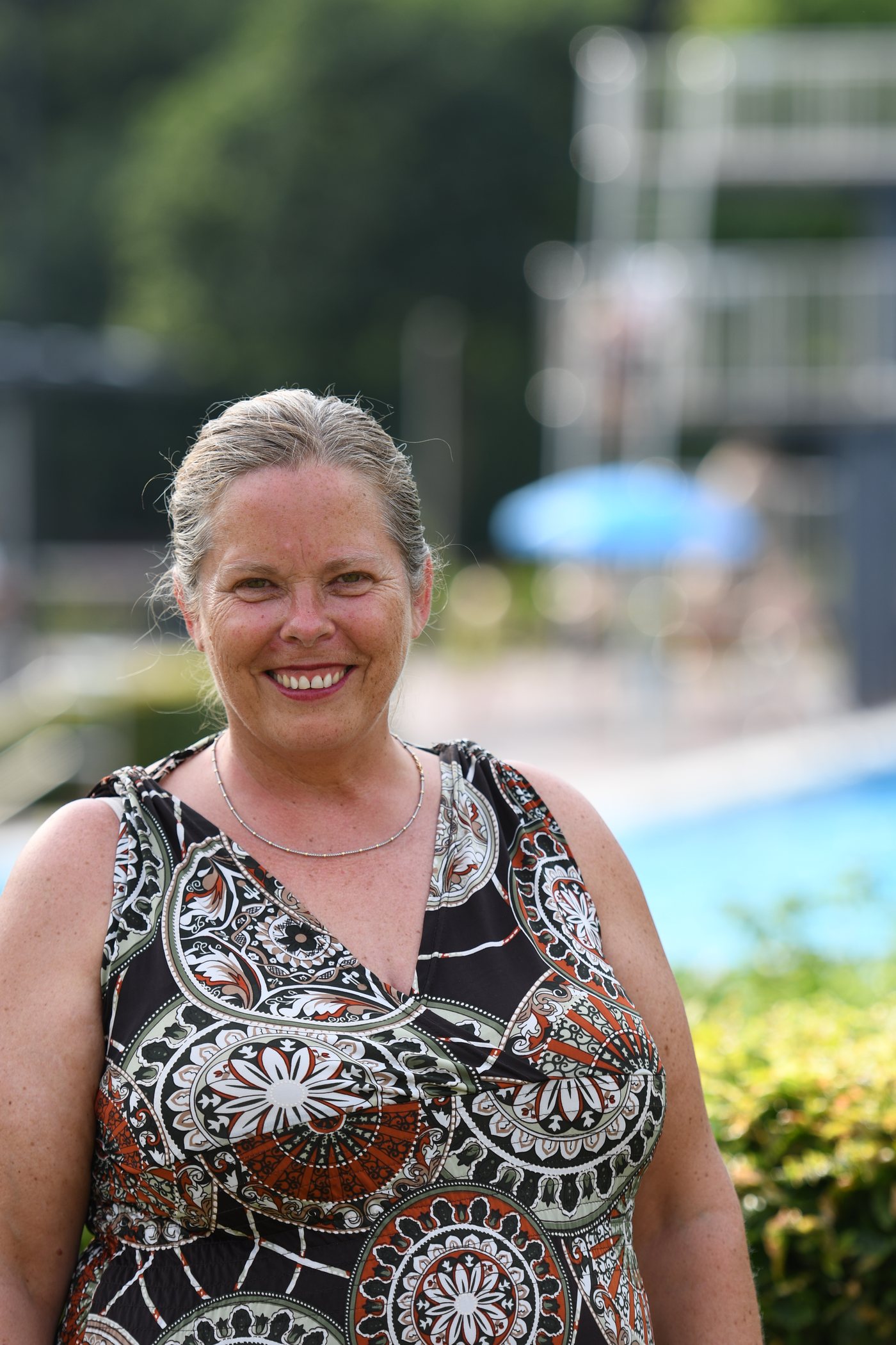 Imke Behrens am Freibad